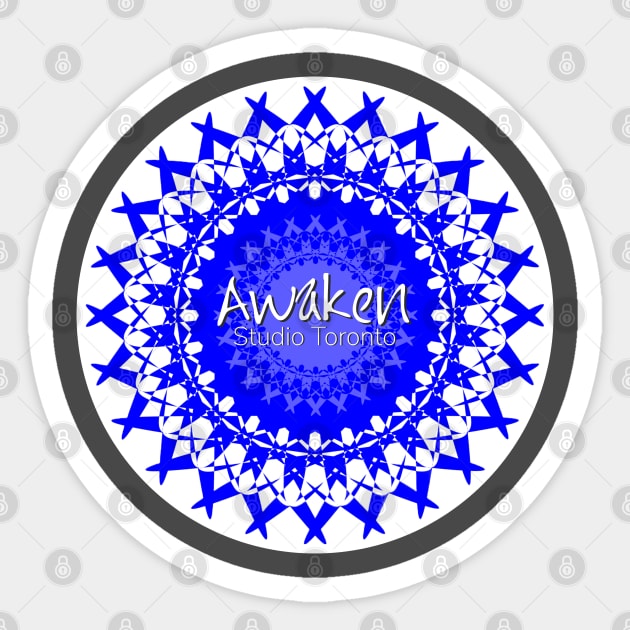 Awaken Mandala Sticker by Awaken Studio Toronto